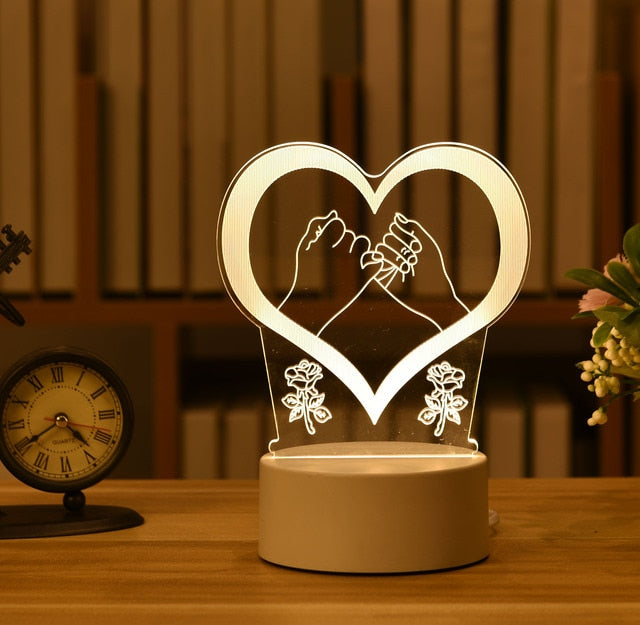 Kids 3D LED Creative Night Lamp